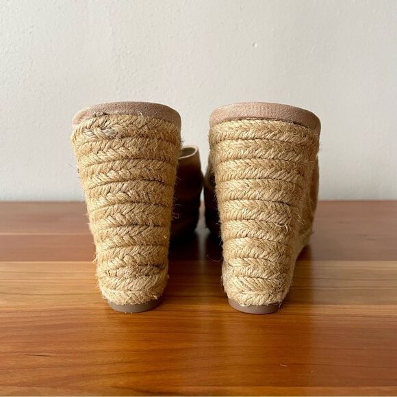Circus by Sam Edelman Bea Espadrille Beige Wedge Sandals - Size: 9.5 - Picture 8 of 12